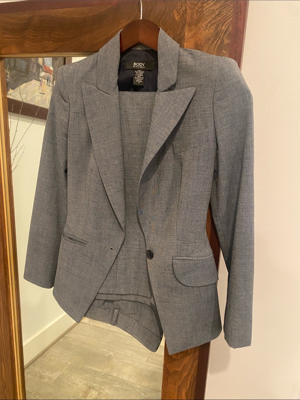 Victoria's Secret Gray Single-Button Tailored Blazer and Tailored Pants